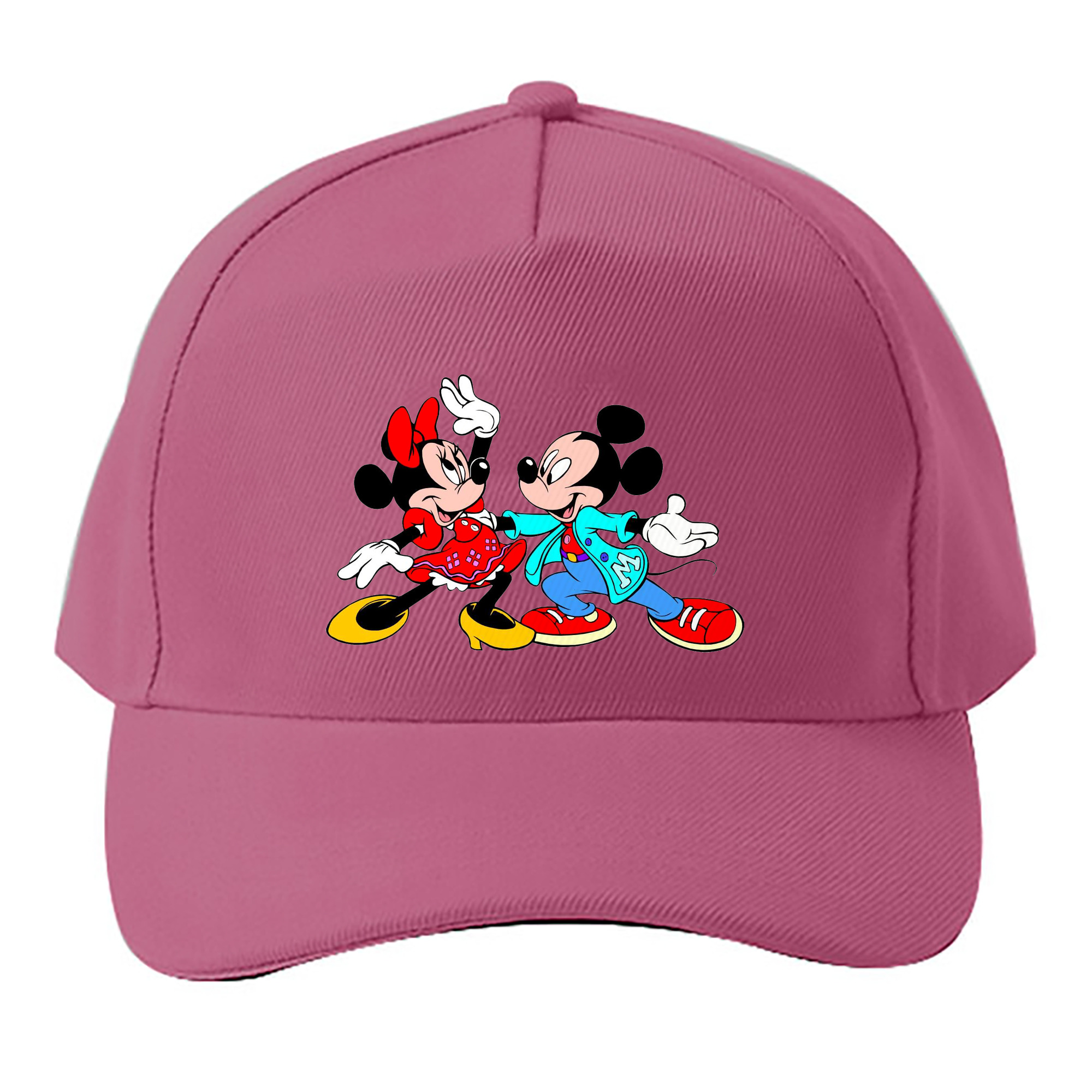 （画像用） ミッキーマウス Mickey Mouse ベースボールキャップ 綿100％ 男女兼用 帽子 スポーツ